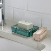 Wells Glass Soap Dish by Garden Trading